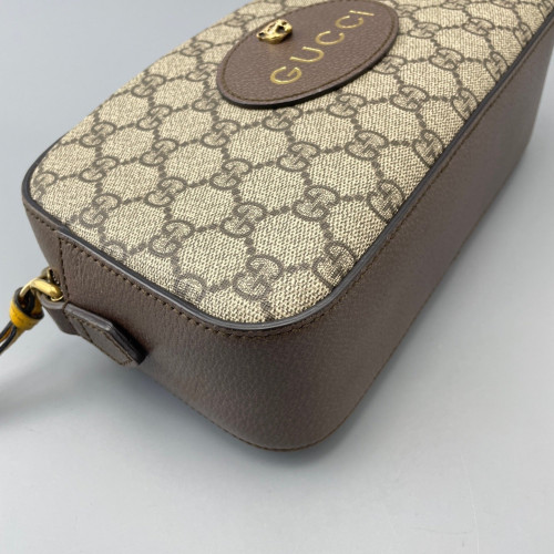 Gucci Neo Vintage Shoulder Bag GG Supreme Monogram Beige Ebony