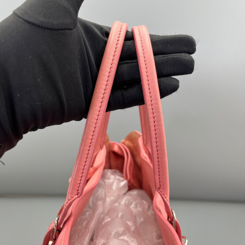 Balenciaga Papier A5 Zip Around Tote Calfskin Pink