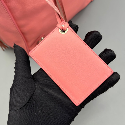 Balenciaga Papier A5 Zip Around Tote Calfskin Pink