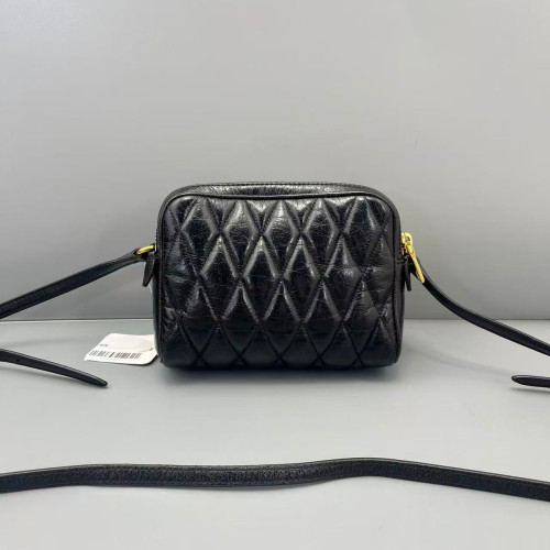 Miu Miu Camera Case Calfskin Black Miu Miu Camera Case Calfskin Black
