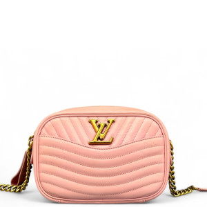 Louis Vuitton New Wave Camera Bag Calfskin Pink