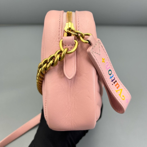 Louis Vuitton New Wave Camera Bag Calfskin Pink