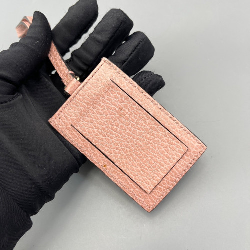 Gucci Two-Way Bag Grained Calfskin Pink