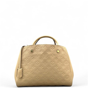 Louis Vuitton Montaigne MM Empreinte Monogram Natural Tan