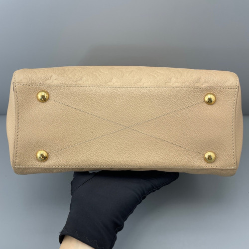 Louis Vuitton Montaigne MM Empreinte Monogram Natural Tan
