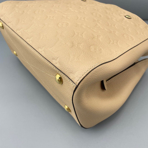 Louis Vuitton Montaigne MM Empreinte Monogram Natural Tan
