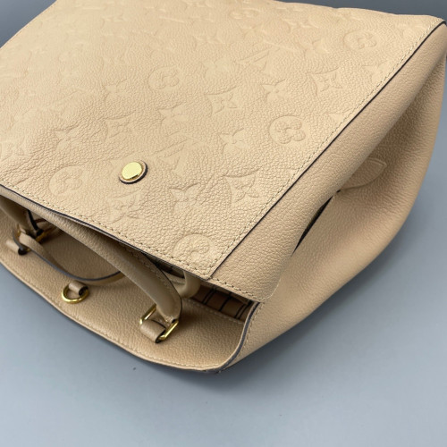 Louis Vuitton Montaigne MM Empreinte Monogram Natural Tan
