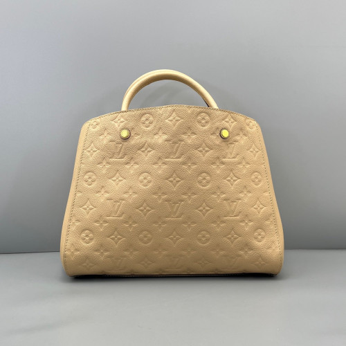 Louis Vuitton Montaigne MM Empreinte Monogram Natural Tan