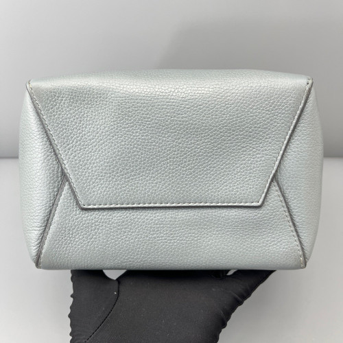 Celine Sangle Small Bucket Bag Grained Calfskin Light Blue