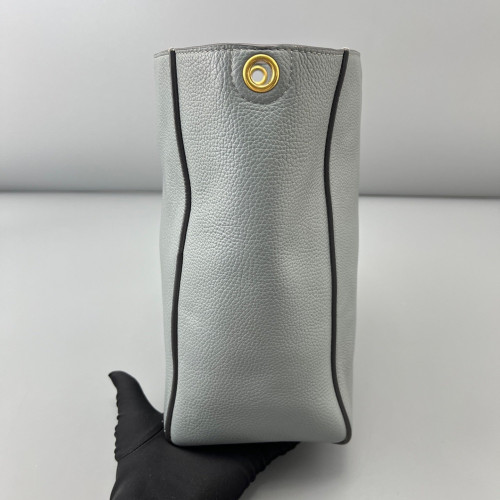 Celine Sangle Small Bucket Bag Grained Calfskin Light Blue