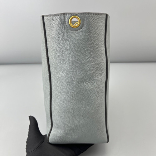 Celine Sangle Small Bucket Bag Grained Calfskin Light Blue