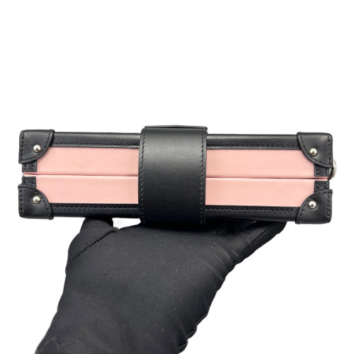 Louis Vuitton Petite Malle Calfskin Black Pink White