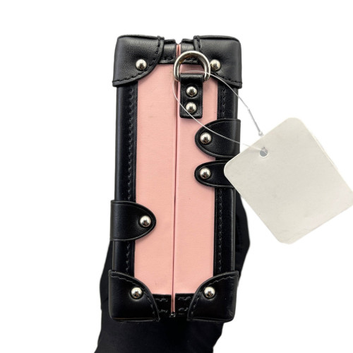 Louis Vuitton Petite Malle Calfskin Black Pink White