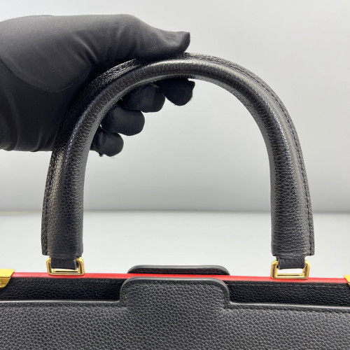 Louis Vuitton Shoulder Bag Calfskin Black