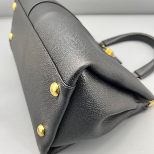 Louis Vuitton Shoulder Bag Calfskin Black