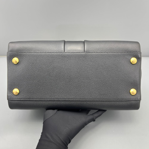 Louis Vuitton Shoulder Bag Calfskin Black