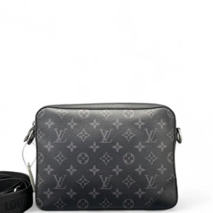 Louis Vuitton Trio Messenger Bag Monogram Eclipse Black