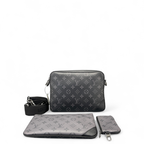 Louis Vuitton Trio Messenger Bag Monogram Eclipse Black