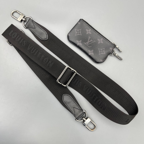Louis Vuitton Trio Messenger Bag Monogram Eclipse Black