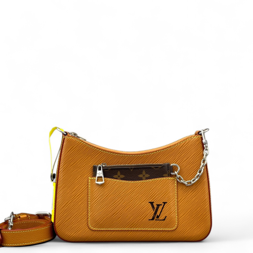 Louis Vuitton Marelle Handbag Epi Monogram Tan