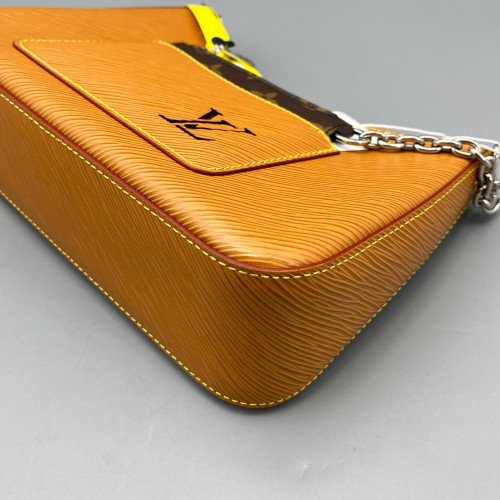 Louis Vuitton Marelle Handbag Epi Monogram Tan