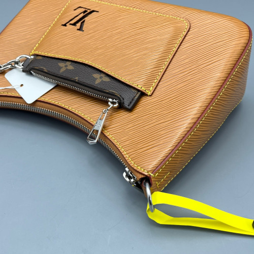 Louis Vuitton Marelle Handbag Epi Monogram Tan