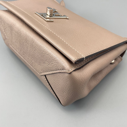 Louis Vuitton Lockme II Chain Bag BB Calfskin Light Tan