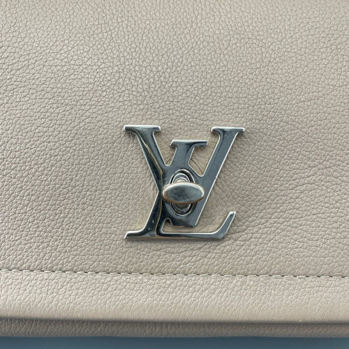 Louis Vuitton Lockme II Chain Bag BB Calfskin Light Tan