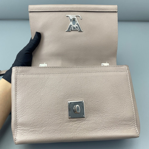 Louis Vuitton Lockme II Chain Bag BB Calfskin Light Tan