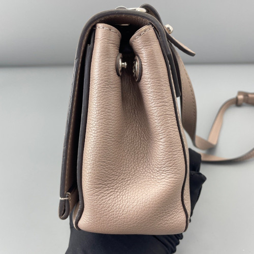 Louis Vuitton Lockme II Chain Bag BB Calfskin Light Tan