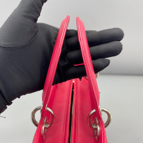 Dior Medium Lady Dior Calfskin Fuchsia