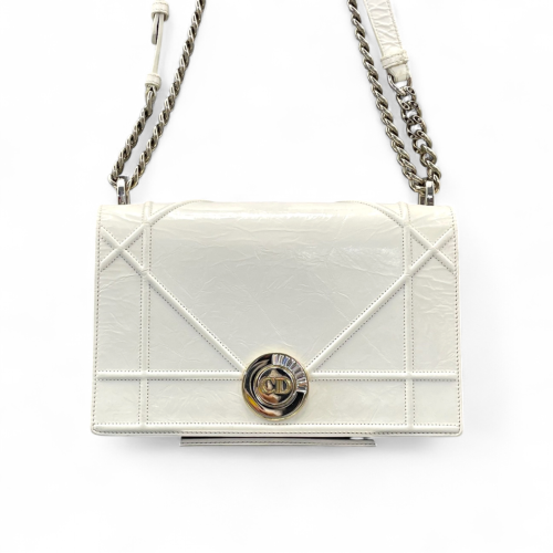 Dior Shoulder Bag Calfskin White Dior Shoulder Bag Calfskin White