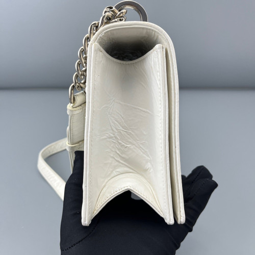 Dior Shoulder Bag Calfskin White Dior Shoulder Bag Calfskin White
