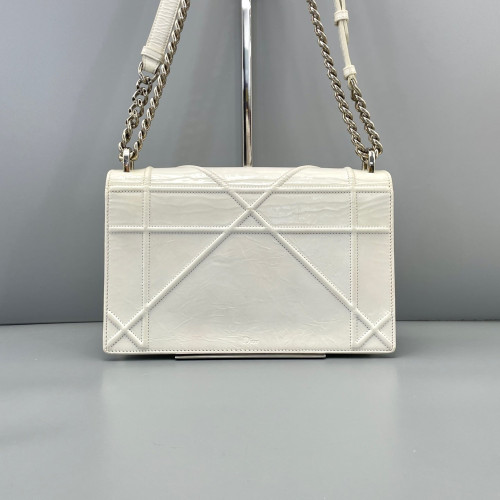 Dior Shoulder Bag Calfskin White Dior Shoulder Bag Calfskin White