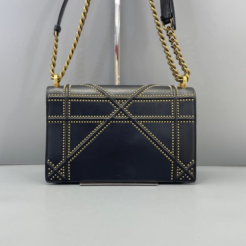 Dior Studded Medium Diorama Calfskin Black Dior Studded Medium Diorama Calfskin Black