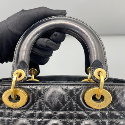 Dior Small Lady Dior Lambskin Black