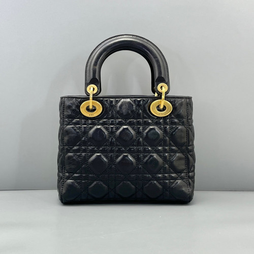 Dior Small Lady Dior Lambskin Black