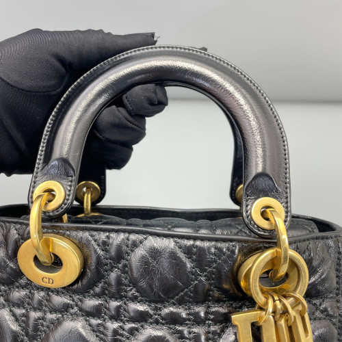 Dior Small Lady Dior Lambskin Black