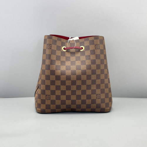 Louis Vuitton Neonoe MM Damier Ebene Brown Azalea