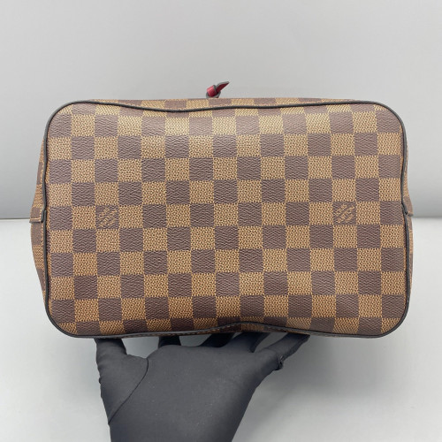 Louis Vuitton Neonoe MM Damier Ebene Brown Azalea