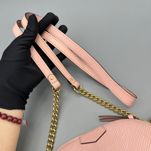 Louis Vuitton Crossbody Bag Epi Pink