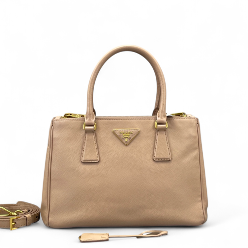 Prada Galleria Tote Saffiano Calfskin Light Tan Prada Galleria Tote Saffiano Calfskin Light Tan