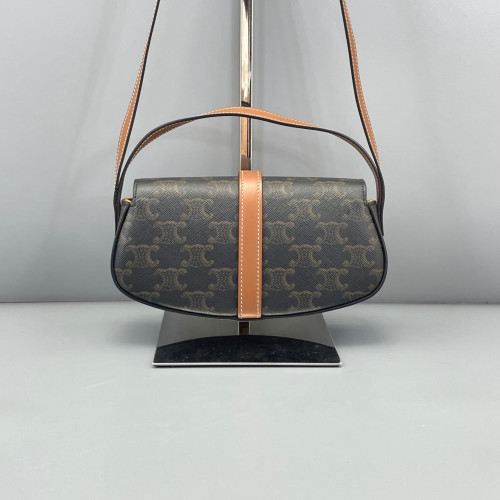 Celine Mini Tabou Triomphe Brown Dark Grey Celine Mini Tabou Triomphe Brown Dark Grey