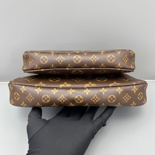 Louis Vuitton Multi Pochette Accessories Monogram Brown Pink