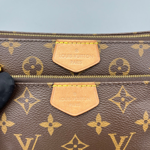 Louis Vuitton Multi Pochette Accessories Monogram Brown Pink