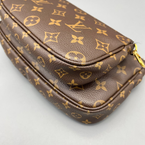 Louis Vuitton Multi Pochette Accessories Monogram Brown Pink