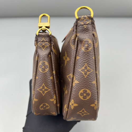 Louis Vuitton Multi Pochette Accessories Monogram Brown Pink