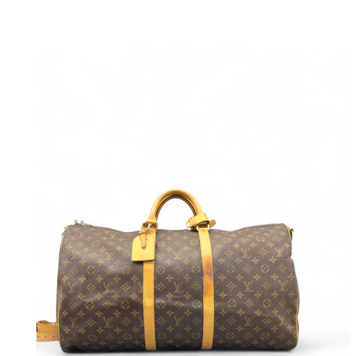 Louis Vuitton Keepall Bandouliere 55 Monogram Brown Louis Vuitton Keepall Bandouliere 55 Monogram Brown