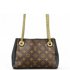 Louis Vuitton Surene BB Monogram Brown Black Louis Vuitton Surene BB Monogram Brown Black