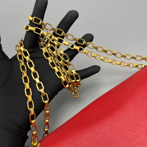 Louis Vuitton Pallas Chain Monogram Brown Red